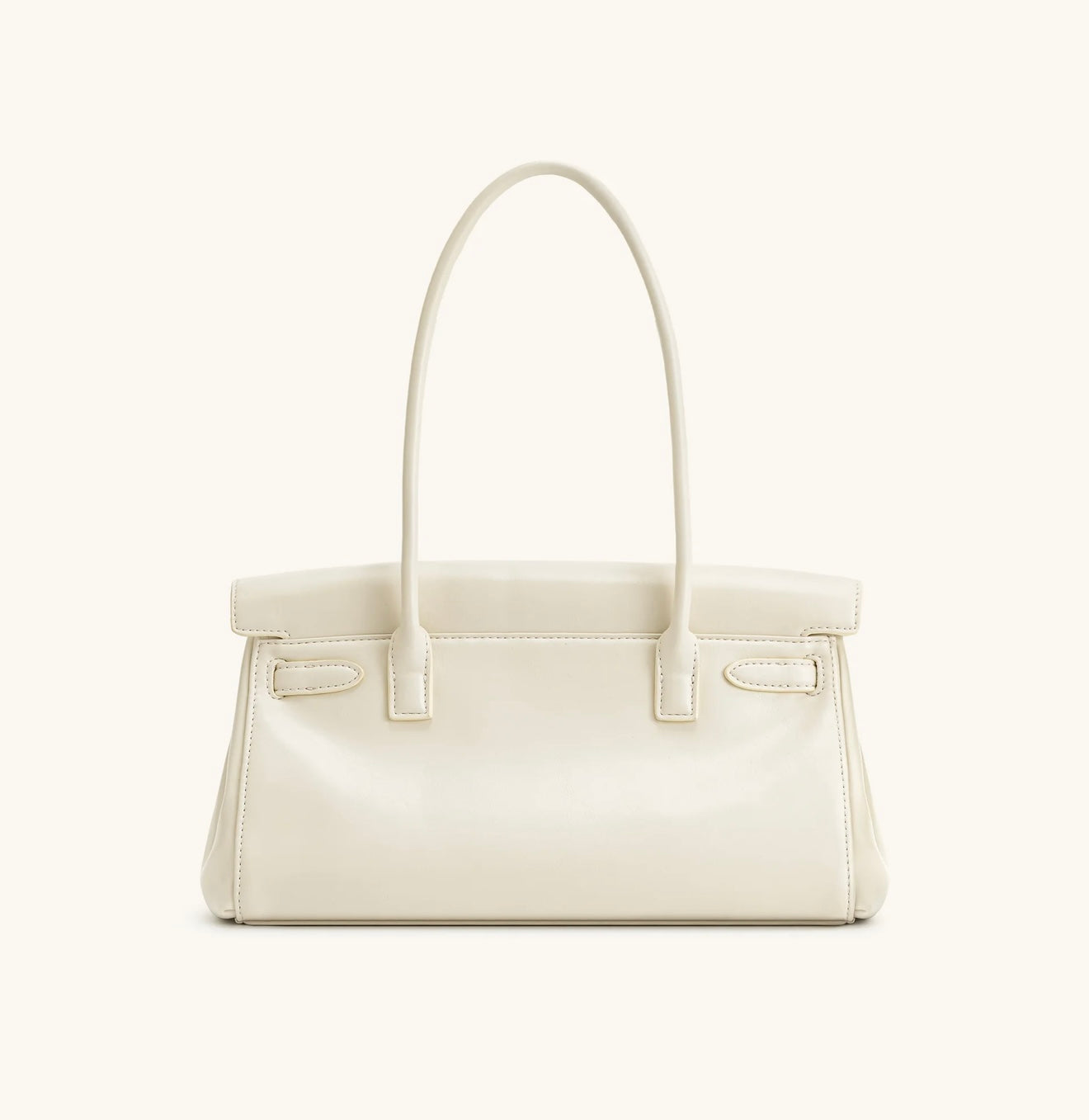 JW Pei Hana Medium Faux Suede Tote Bag (White)