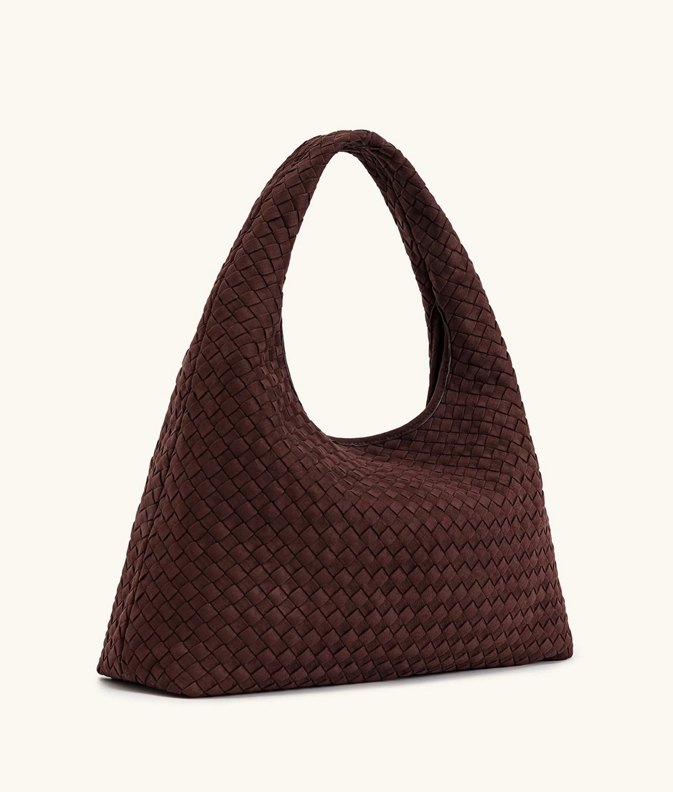 JW Pei Laura Woven Shoulder Bag (Deep Burgundy)