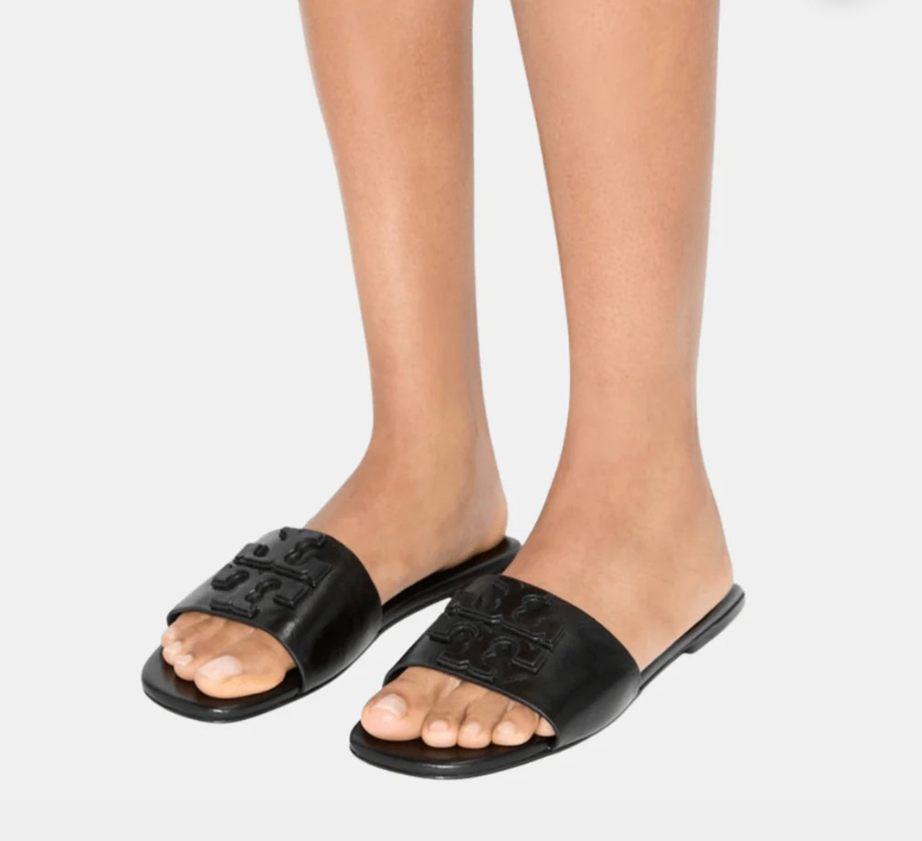Tory Burch Ines Single Band Slide Black