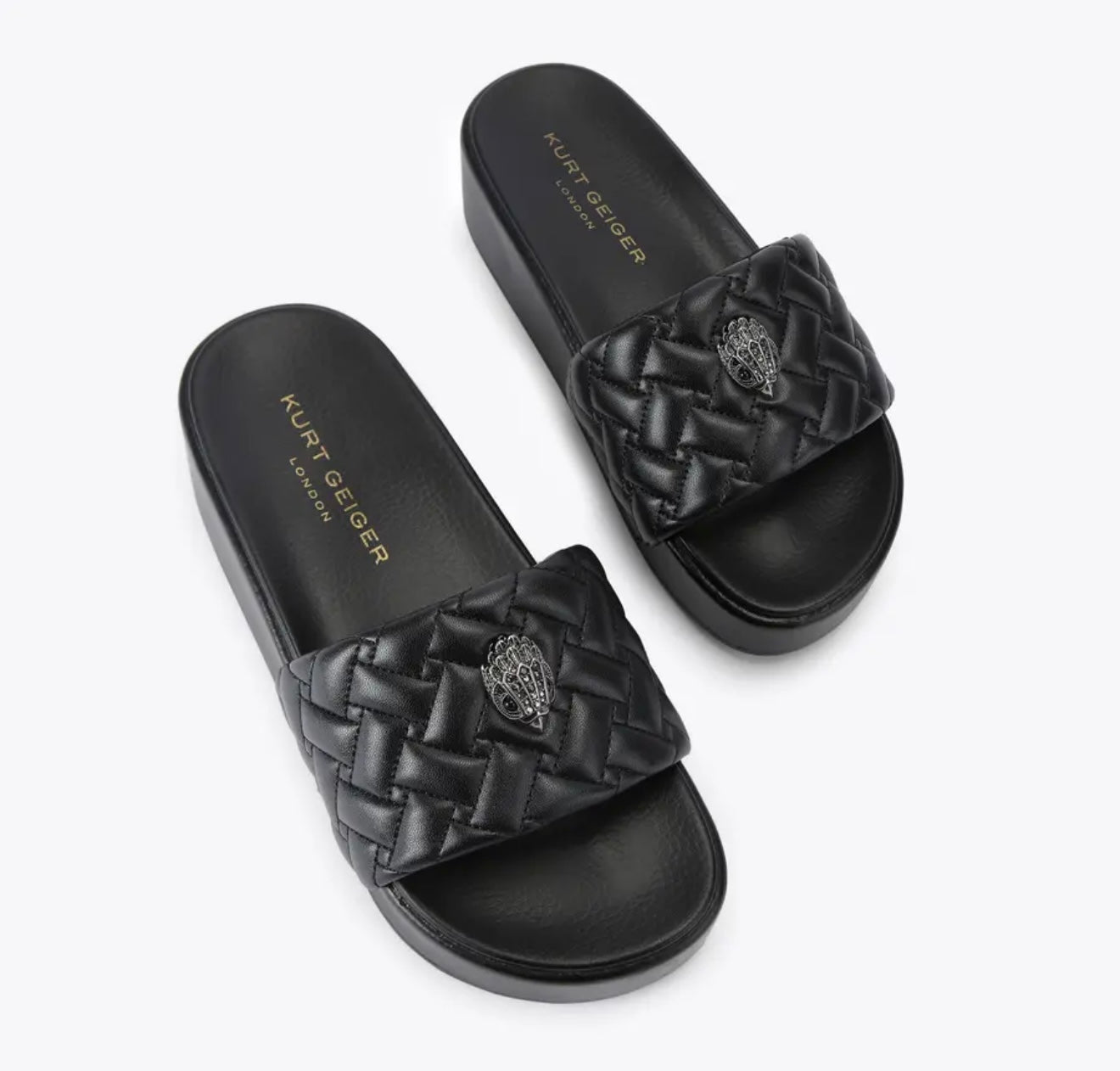 Kurt Geiger Meena Eagle Platform Slide