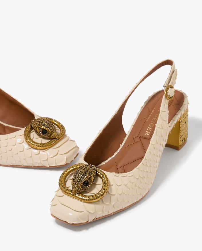 Kurt Geiger Chelsea Block Sling Back Heel
