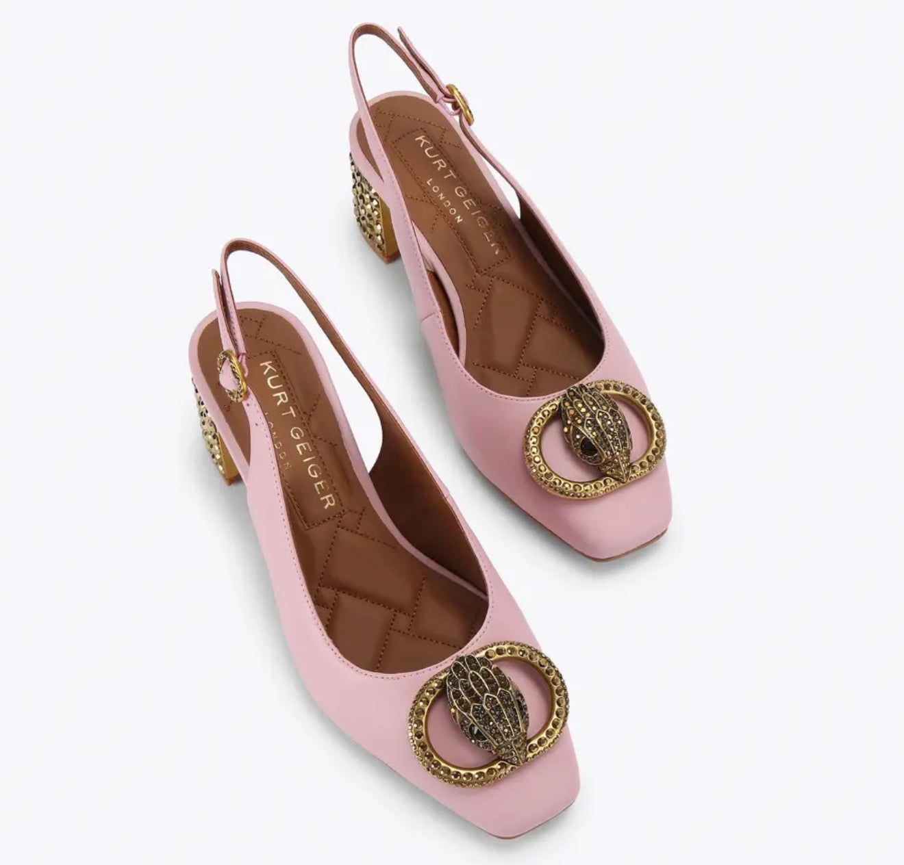 Kurt Geiger Chelsea Block Sling Back Heel