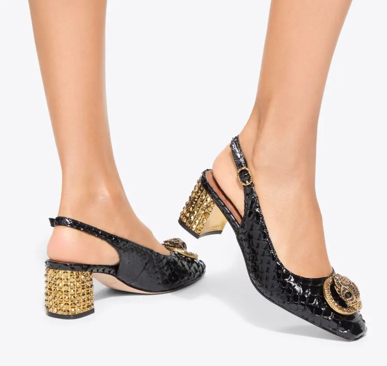 Kurt Geiger Chelsea Block Sling Back Heel