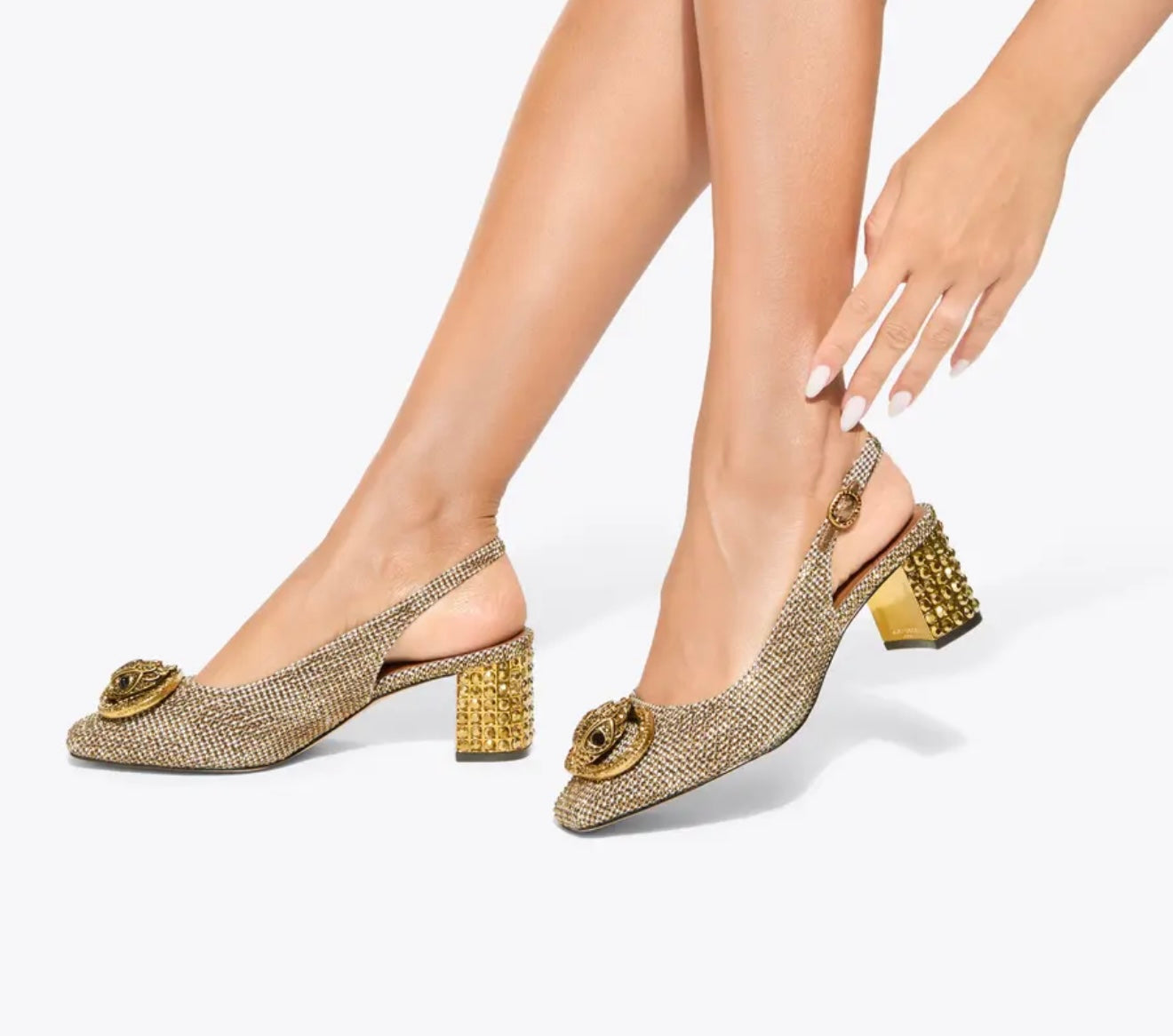 Kurt Geiger Chelsea Block Sling Back Heel