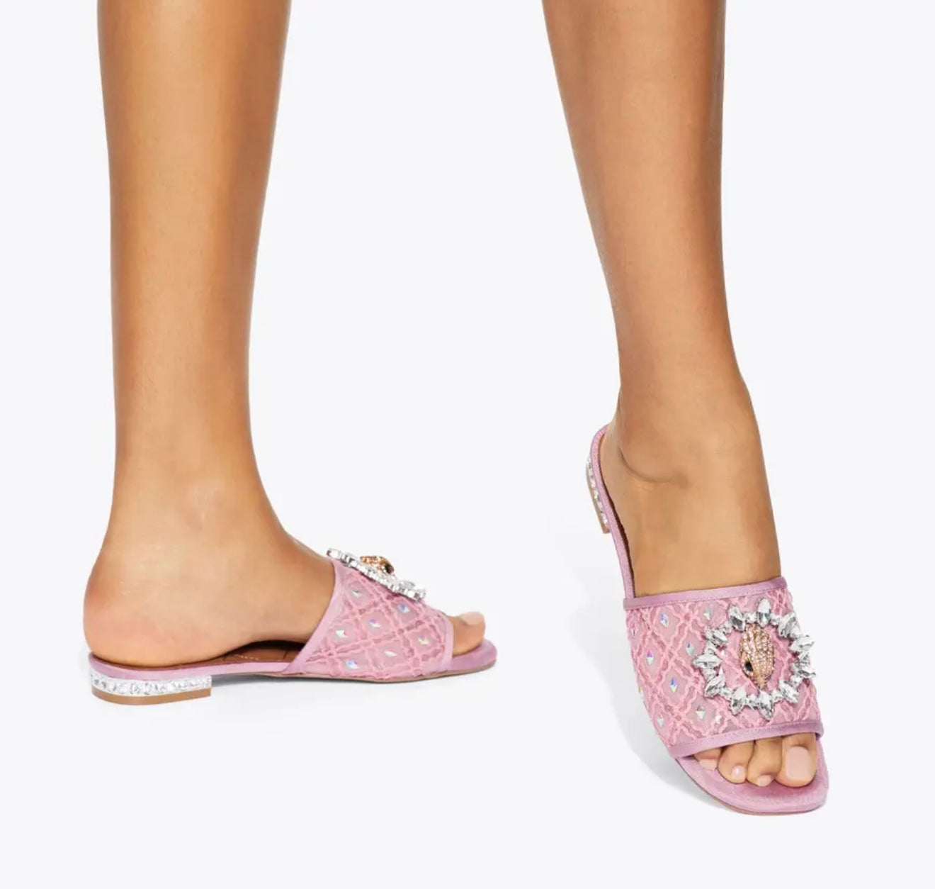 Kurt Geiger Chelsea Mesh Flat Sandals