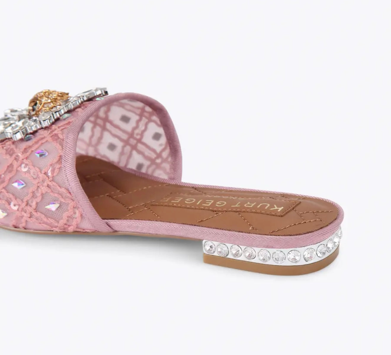 Kurt Geiger Chelsea Mesh Flat Sandals