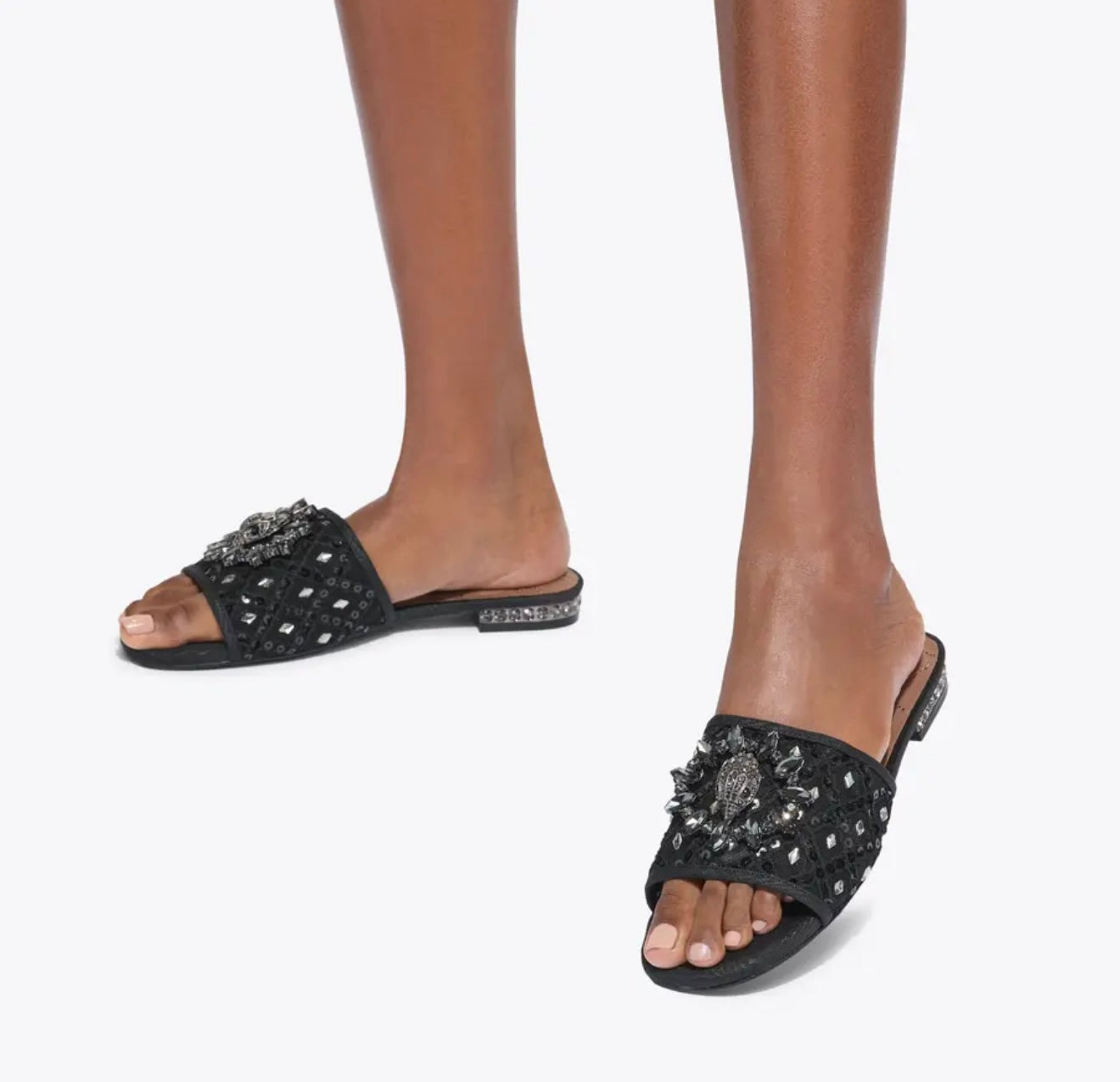 Kurt Geiger Chelsea Mesh Flat Sandals