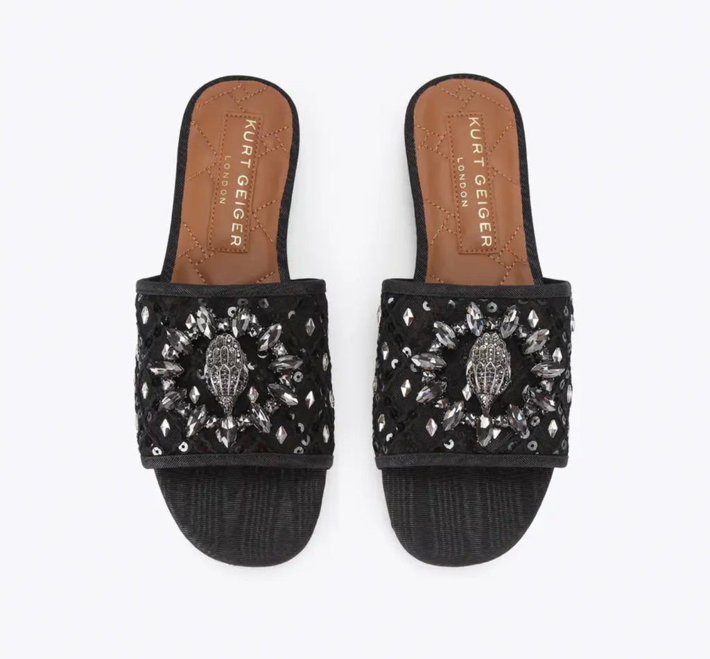 Kurt Geiger Chelsea Mesh Flat Sandals