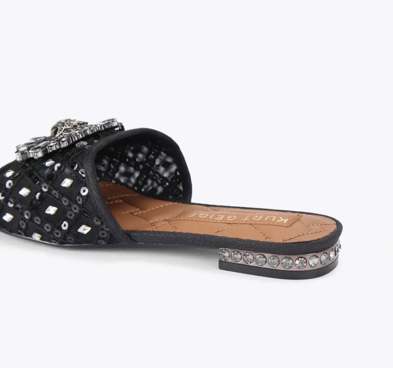 Kurt Geiger Chelsea Mesh Flat Sandals