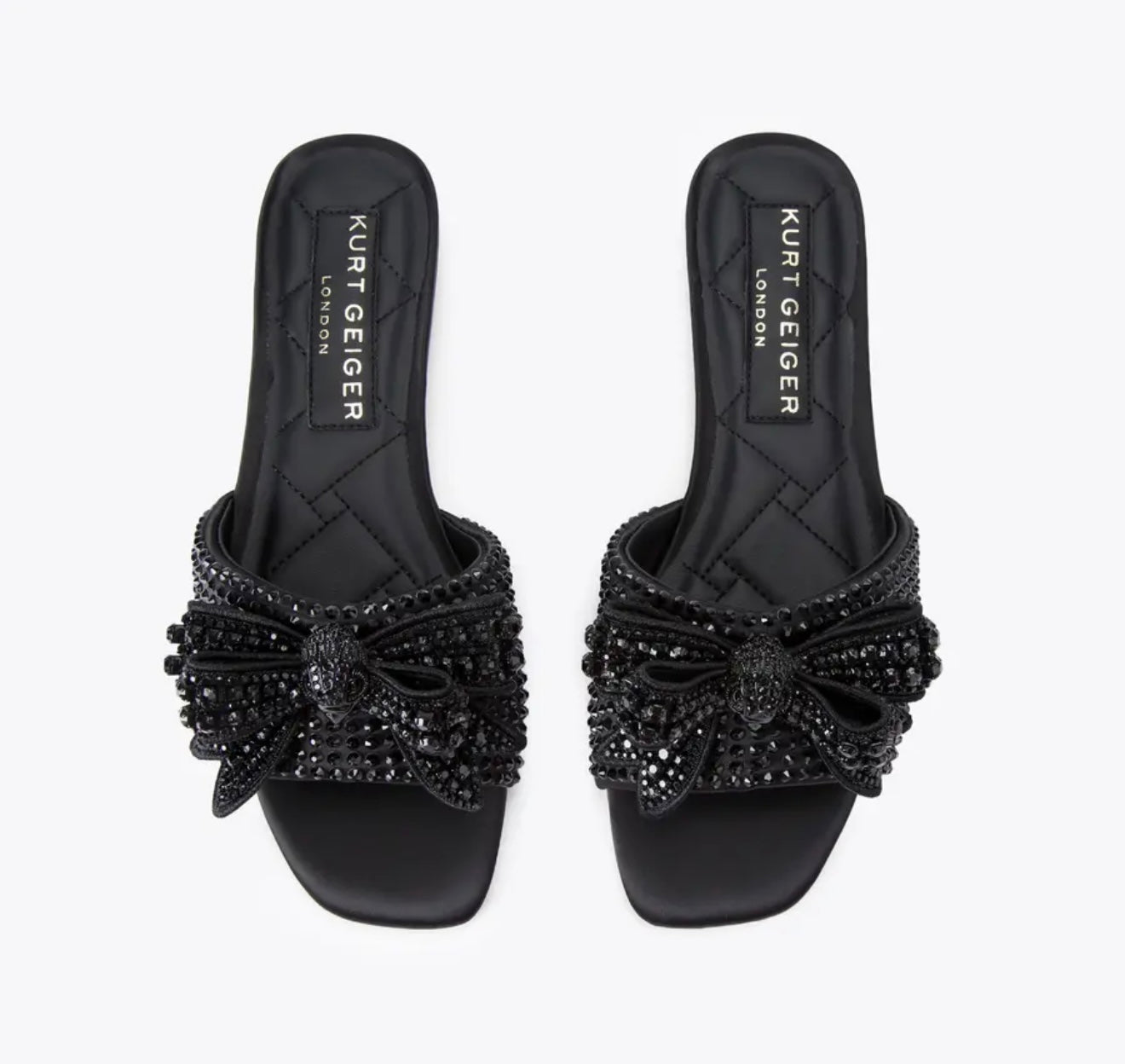 Kurt Geiger Kensington Bow Flat Sandal
