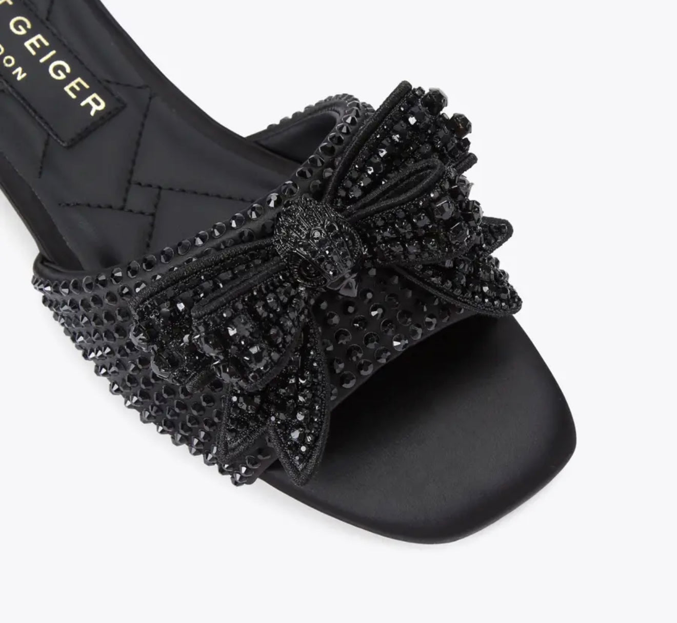 Kurt Geiger Kensington Bow Flat Sandal