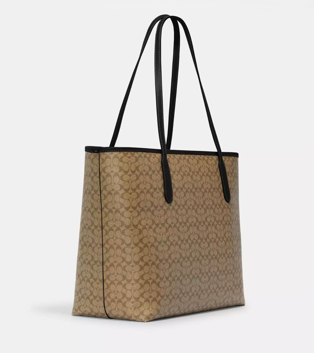 Coach City Tote Bag in Micro Signature Canvas