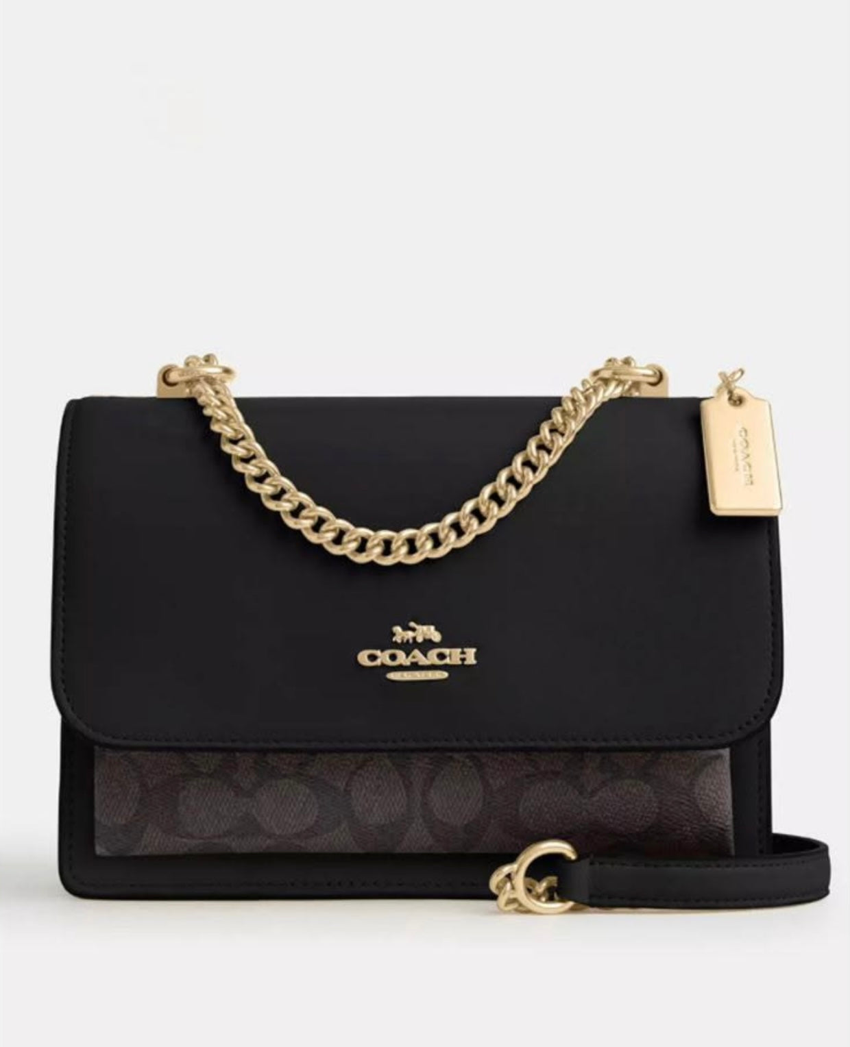 Coach Klare Crossbody in Signature Canvas (Walnut/Black)