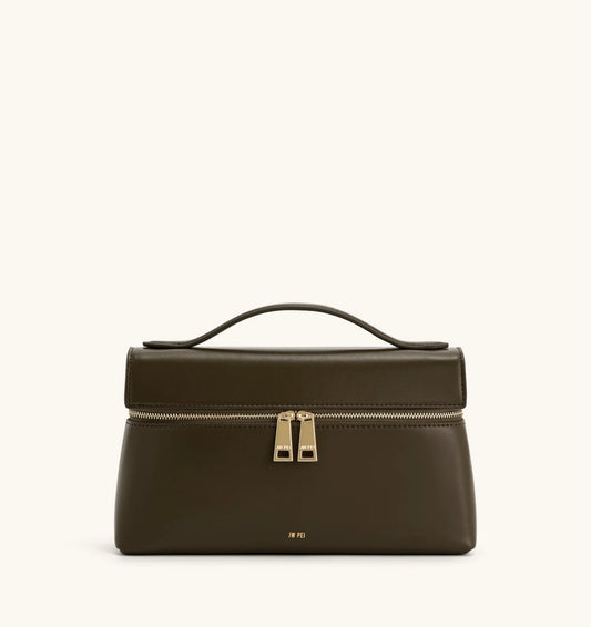 JW Pei Thea Top Handle Bag (Dark Olive)