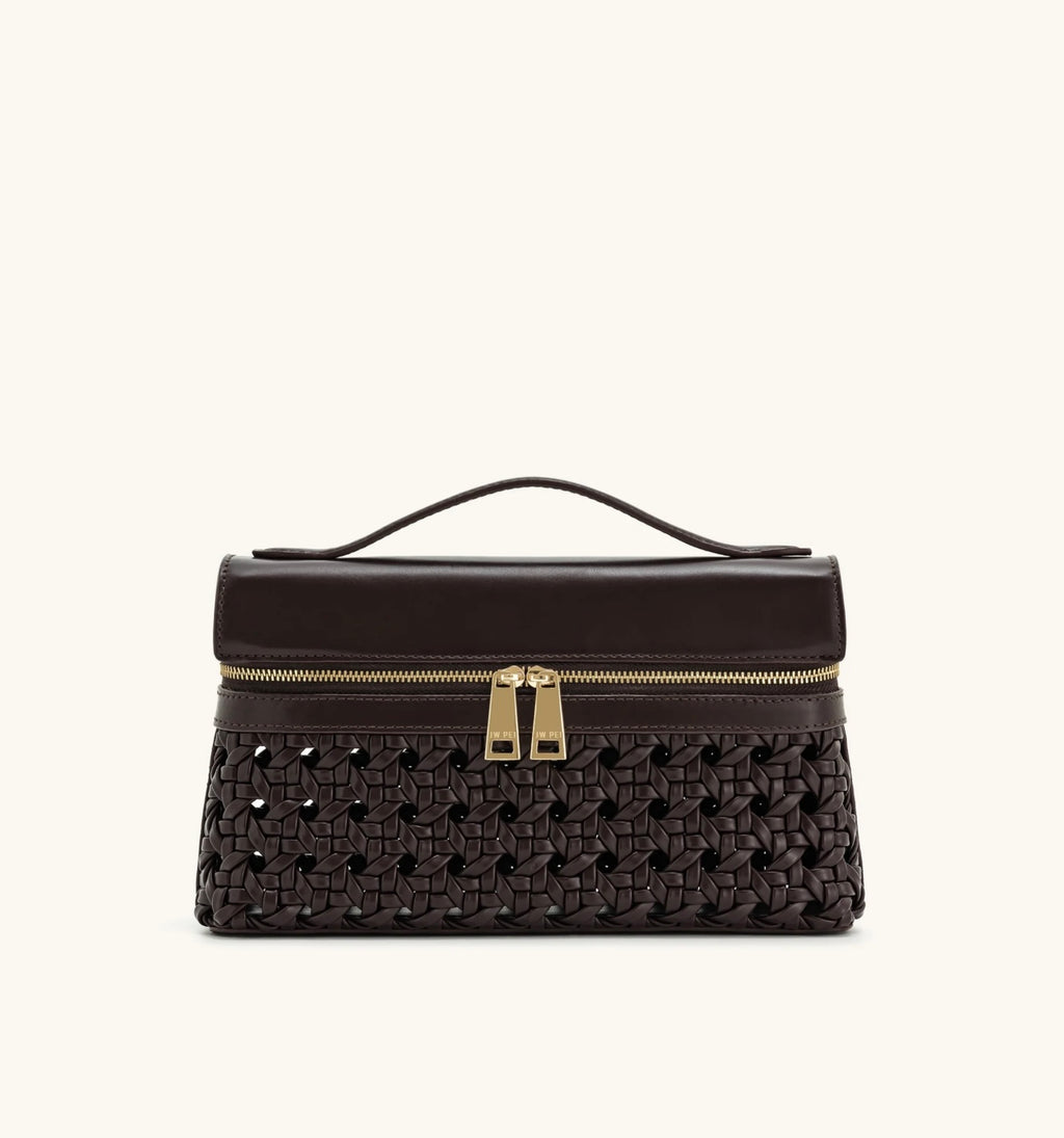 JW Pei Thea Top Handle Bag (Deep Claret)