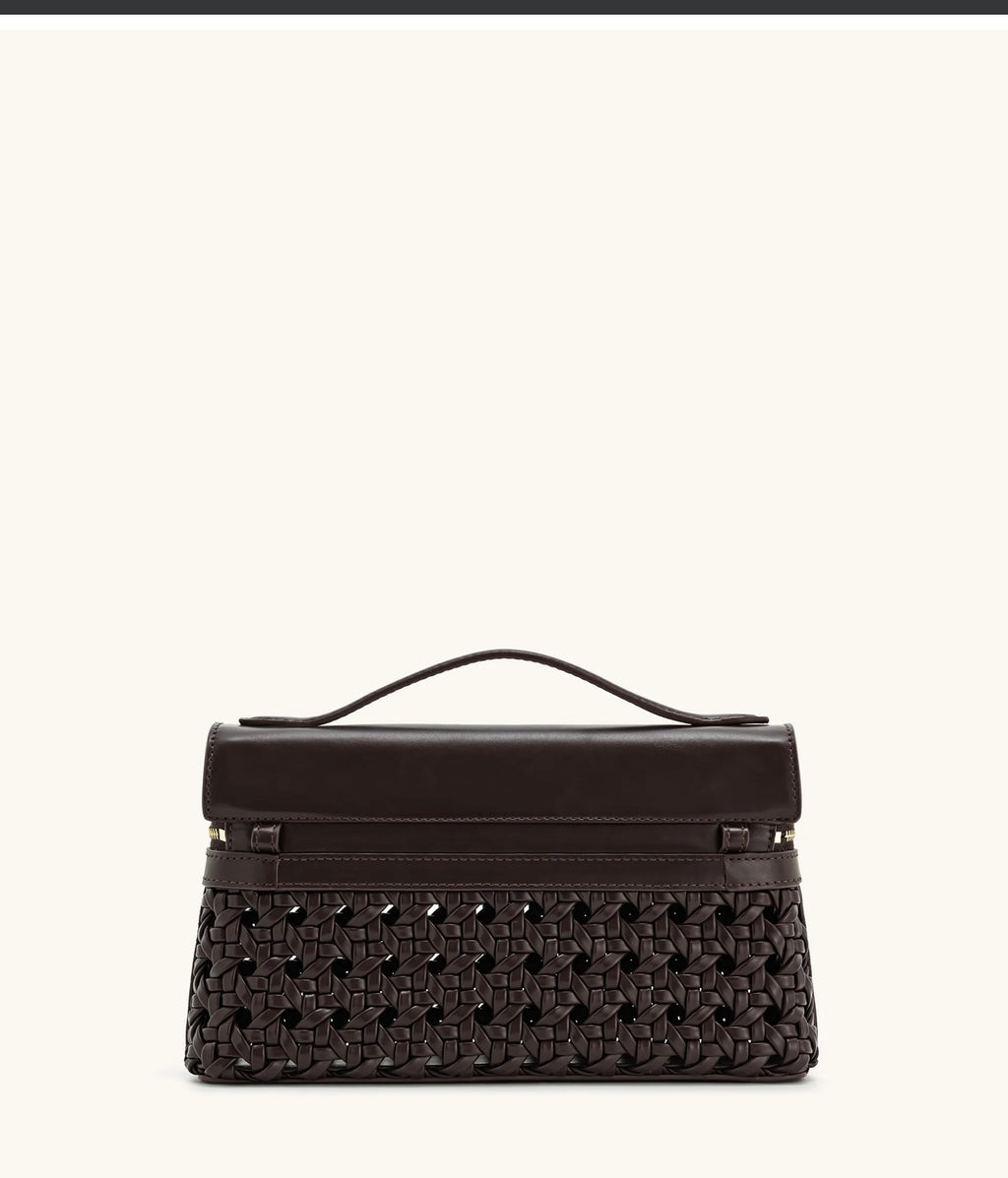 JW Pei Thea Top Handle Bag (Deep Claret)