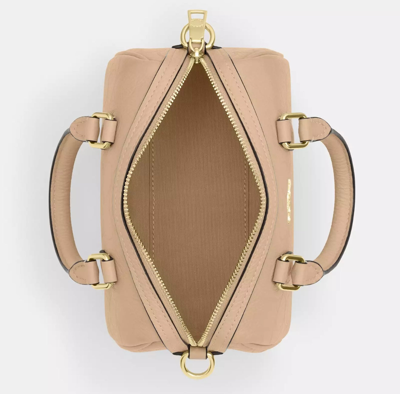 Coach Rowan Crossbody Bag in Signature Canvas (Gold/Oat)