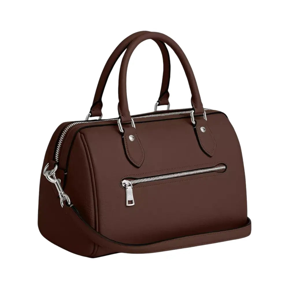 Coach Rowan Satchel Bag (Maple Brown)