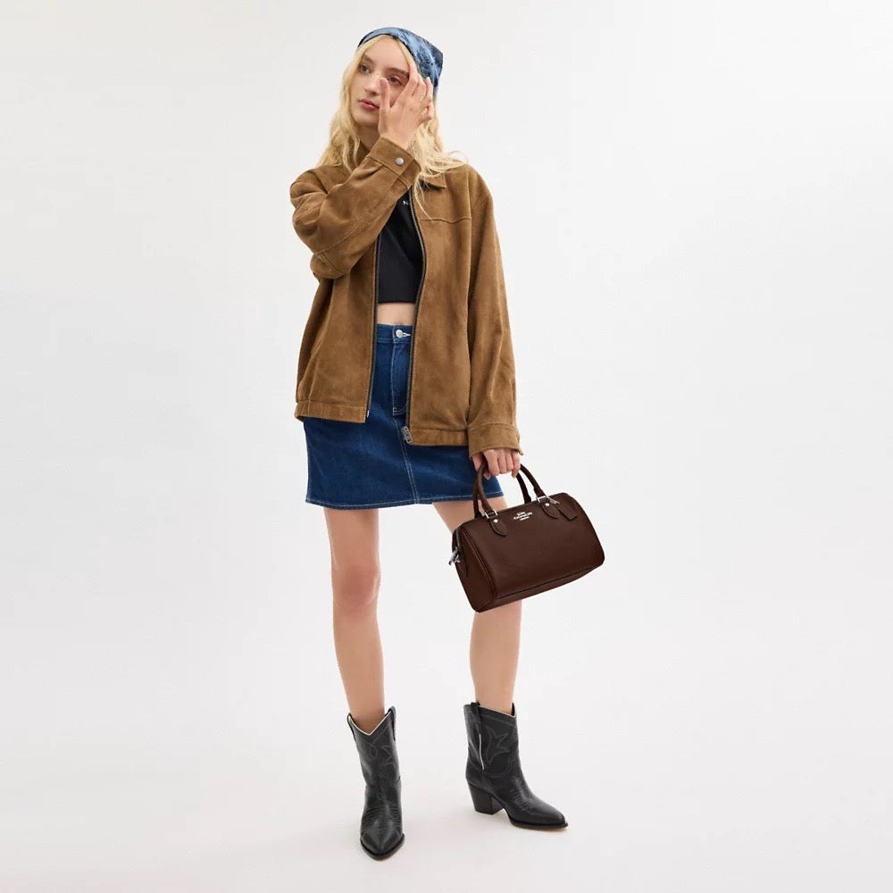 Coach Rowan Satchel Bag (Maple Brown)