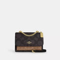 Coach Klare Crossbody in Signature Canvas (Black/Gold)