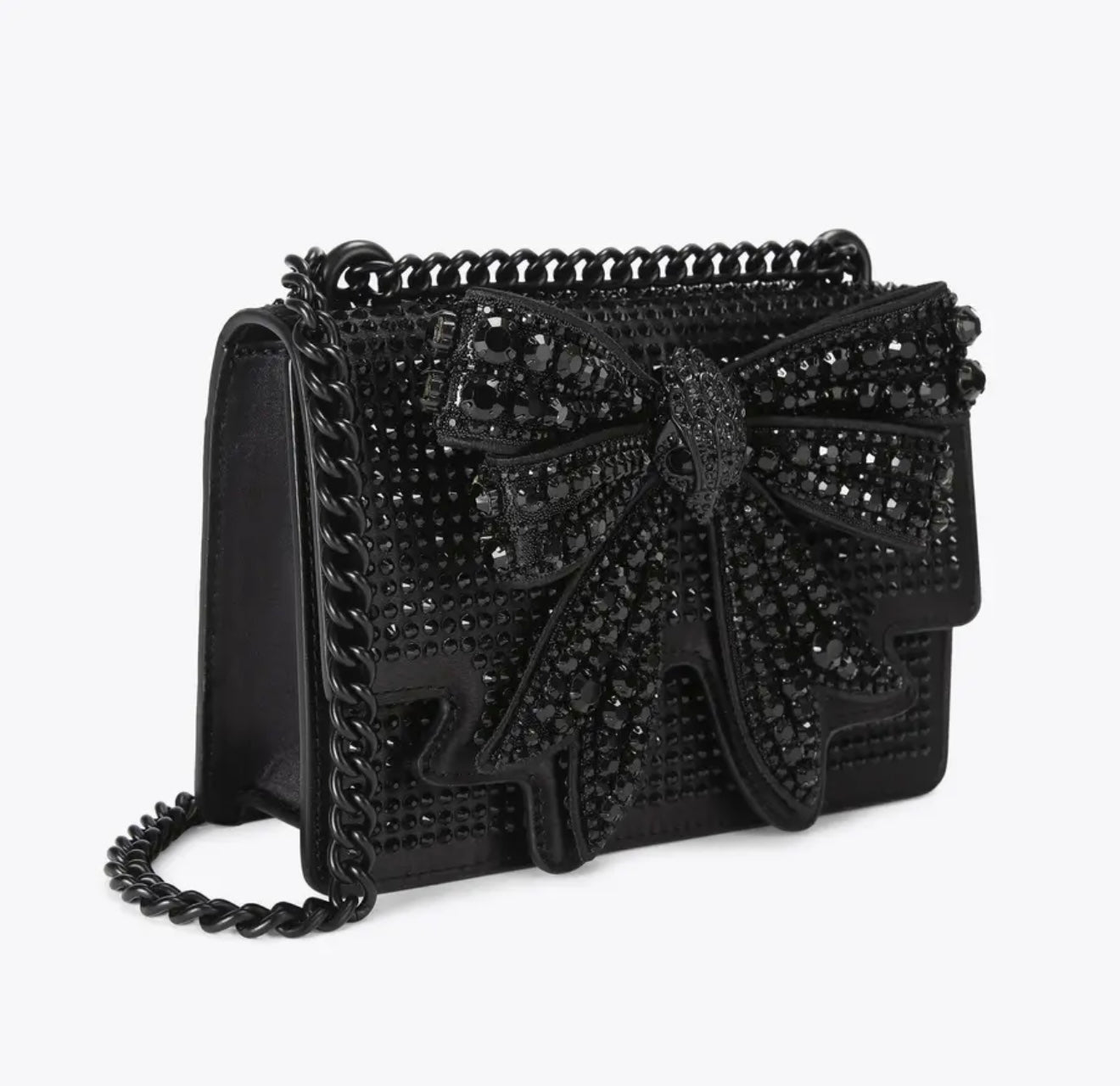 Kurt Geiger Shoreditch Drench Bow Bag (Black)