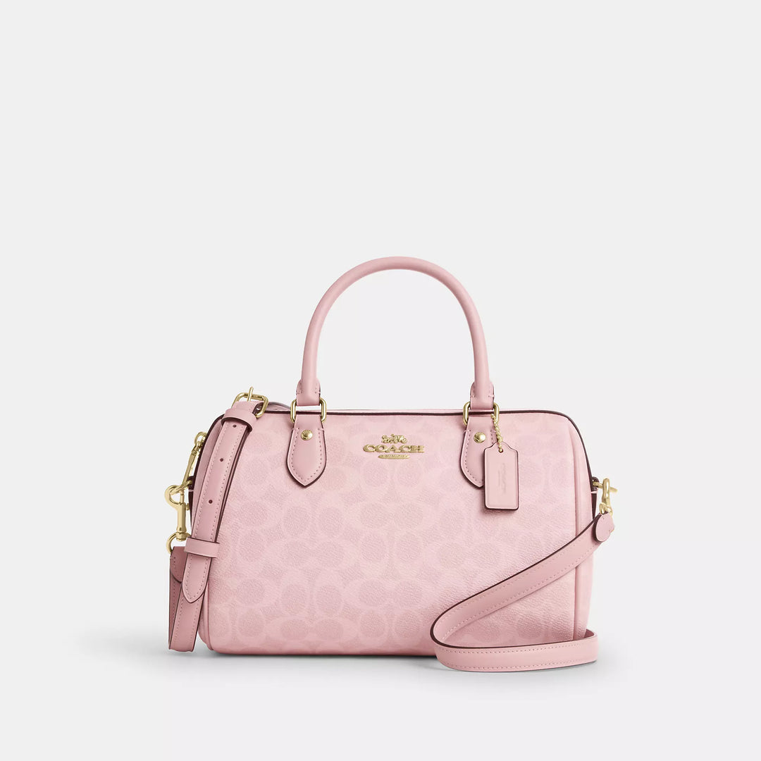 Coach Rowan Satchel Bag (Powder Pink)