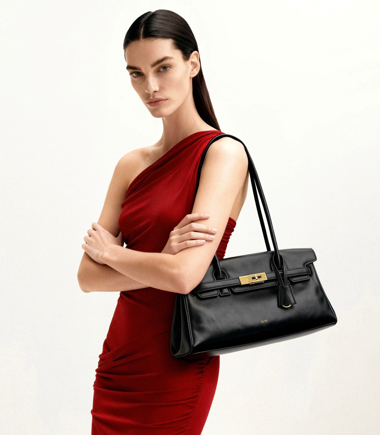 JW Pei Yara Shoulder Bag (Black)