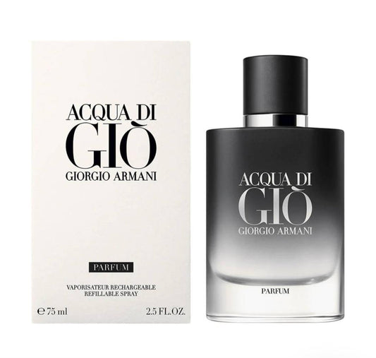 Giorgio Armani Acqua Di Gio (Vaporisateur Rechargeable Refillable Spray) 75 ML