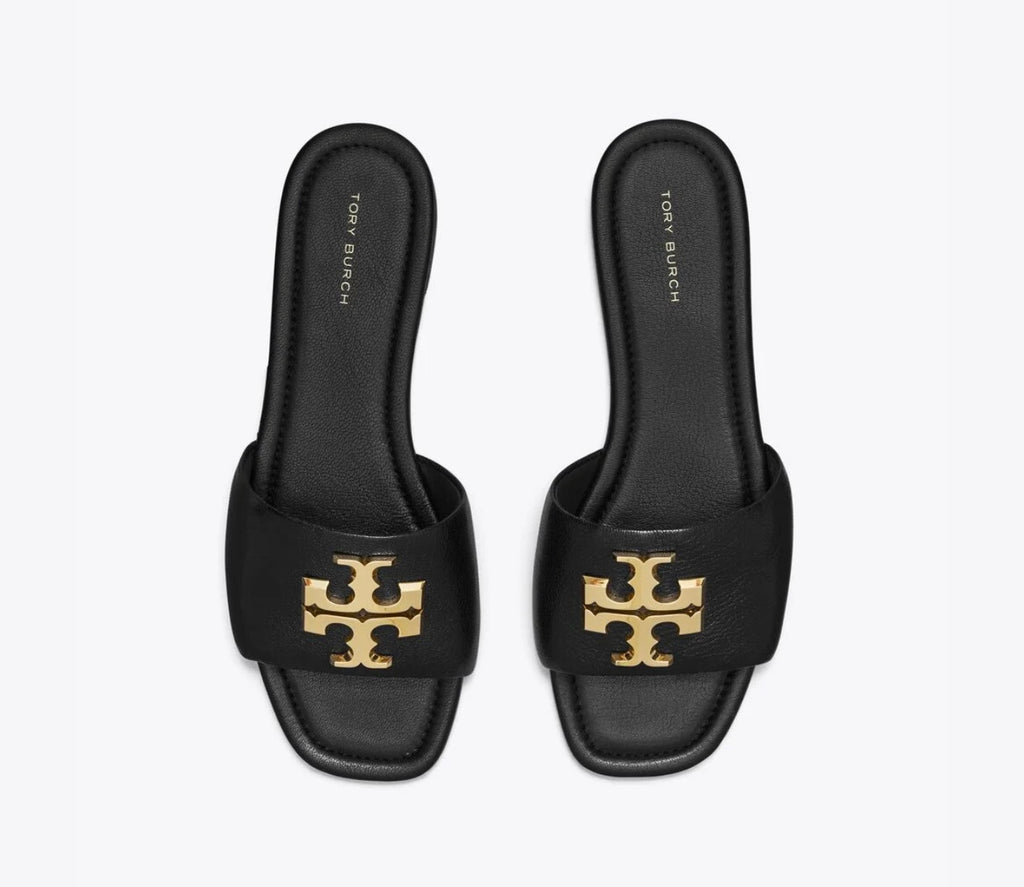 Tory Burch Eleanor Slides (Black)