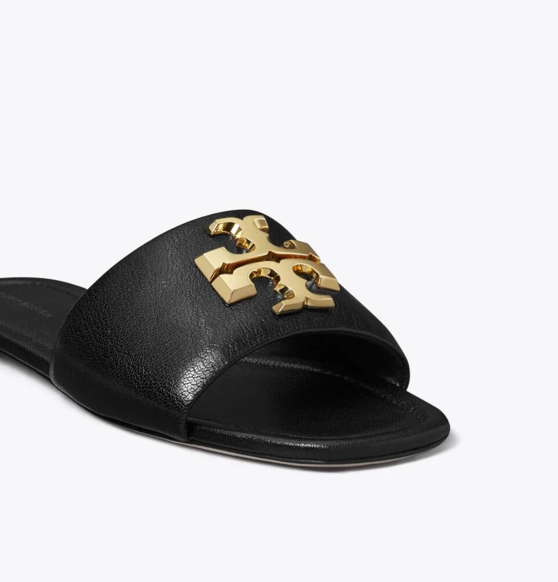 Tory Burch Eleanor Slides (Black)