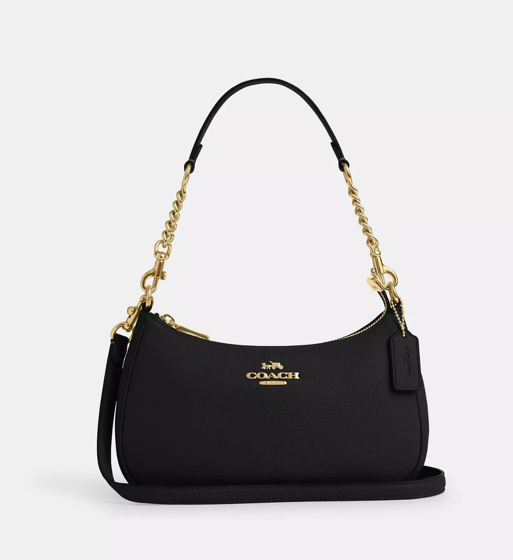 Coach Teri Shoulder Bag (Gold/Black)