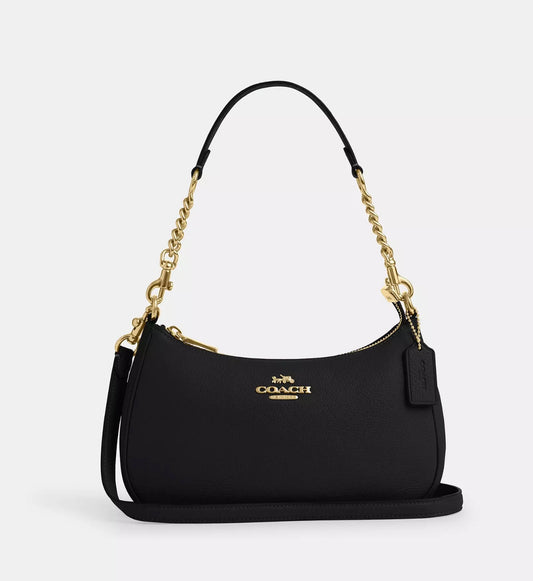 Coach Teri Shoulder Bag (Gold/Black)