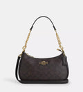 Coach Teri Shoulder Bag (Gold/Walnut/Black)