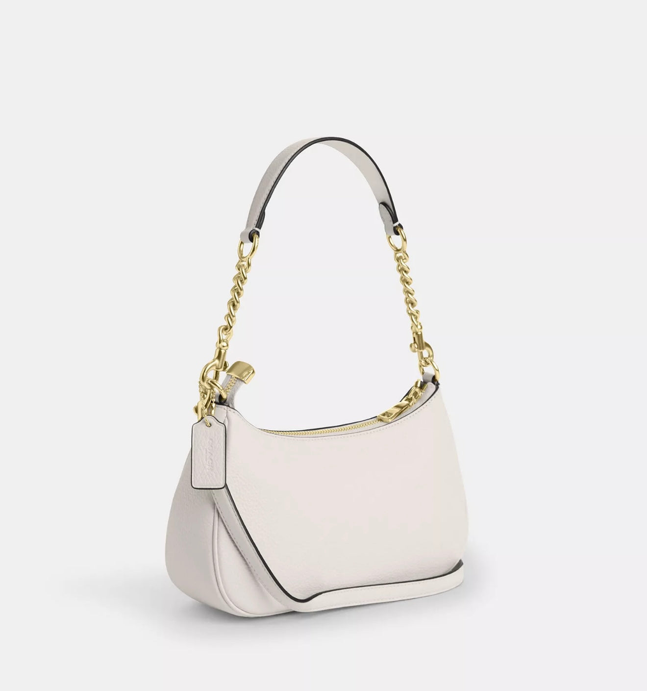Coach Teri Shoulder Bag in Signature Canvas (White)